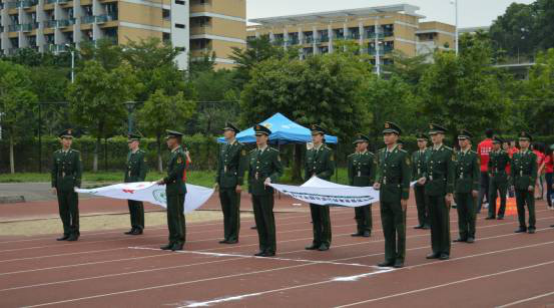 （国防生方阵）